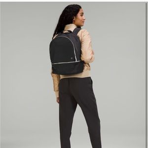 Lululemon Navy City Adventure Backpack 20L with laptop zipper